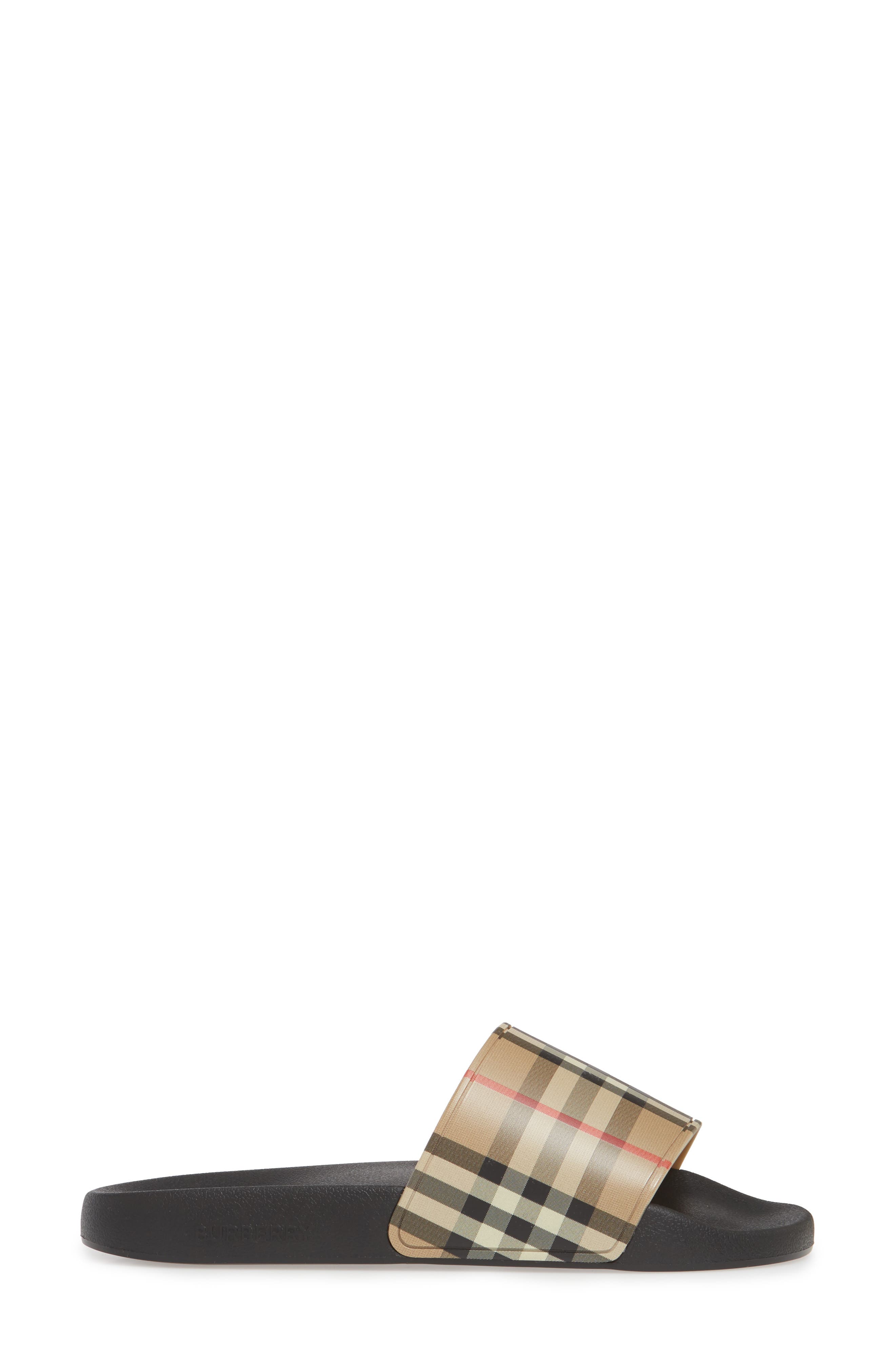 Burberry Furley Vintage Check Slide Sandal, Alternate, color, 