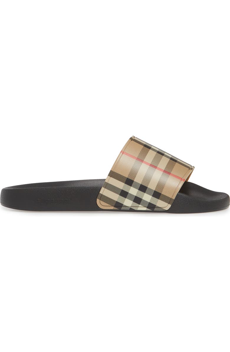 Burberry Furley Vintage Check Slide Sandal, Alternate, color,