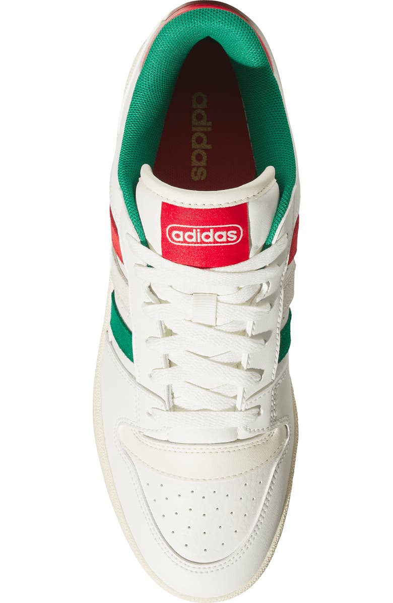 adidas Break Start Sneaker, Alternate, color, Off White/ Red/ Bold Green