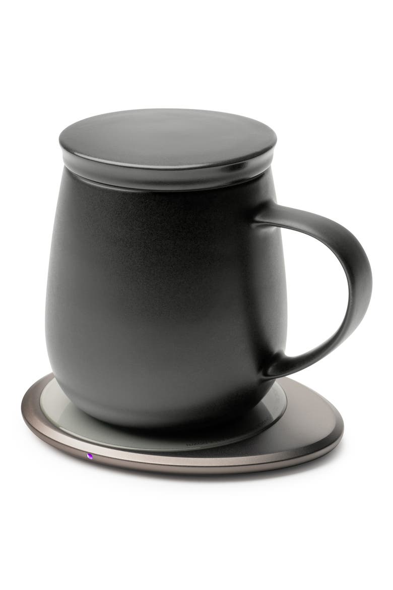 Ui 3 Mug & Warmer Set, Alternate, color, INKSTONE BLACK