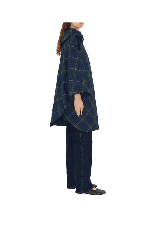 BURBERRY BURBERRY PACKAWAY CHECK TWILL CAPE