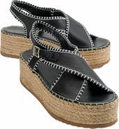 Forever & Always Shoes Bellezza Leather Platform Sandal