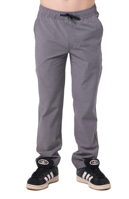 O'neill Kids' Venture Water Repellent Elastic Waist Pants In Gray