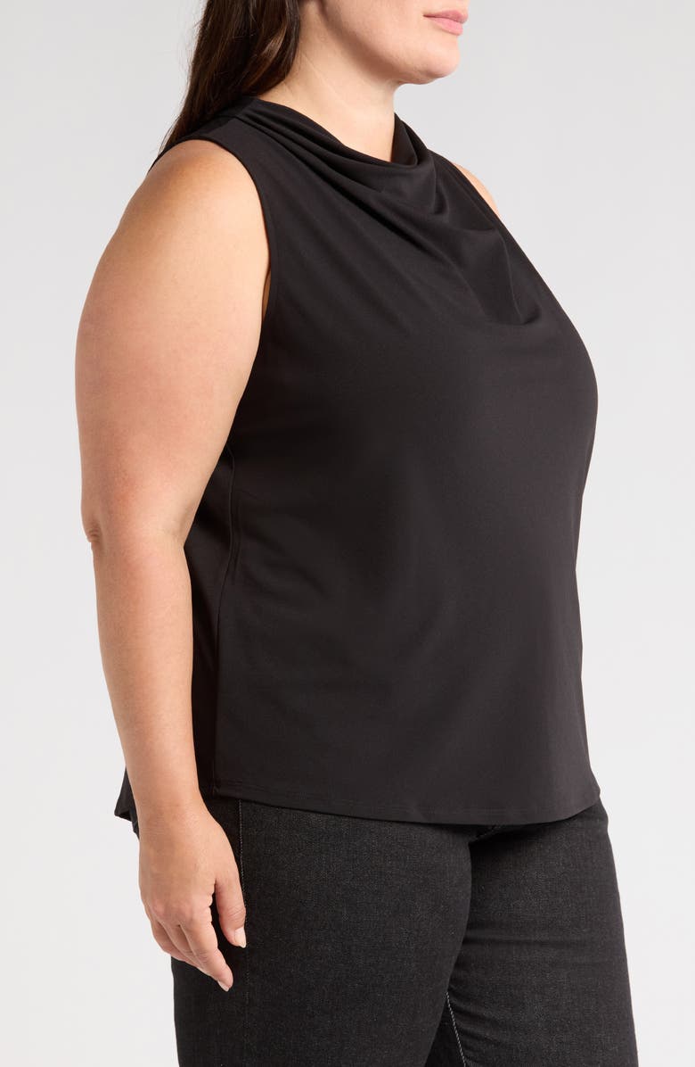 Universal Standard Cowl Neck Crepe Tank, Alternate, color, 