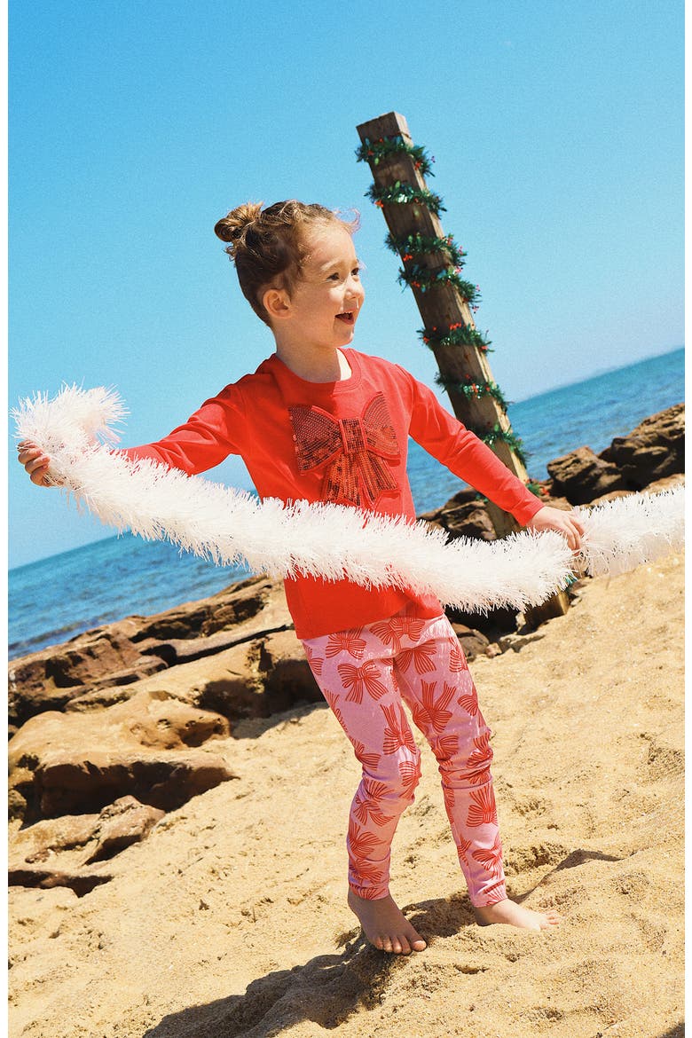 Kids' Lolly Leggings, Alternate, color, POPPY