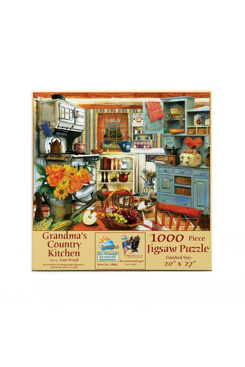 Grandma's Country Kitchen 1000 piece Jigsaw Puzzle for Adults, Alternate, color, Multicolor