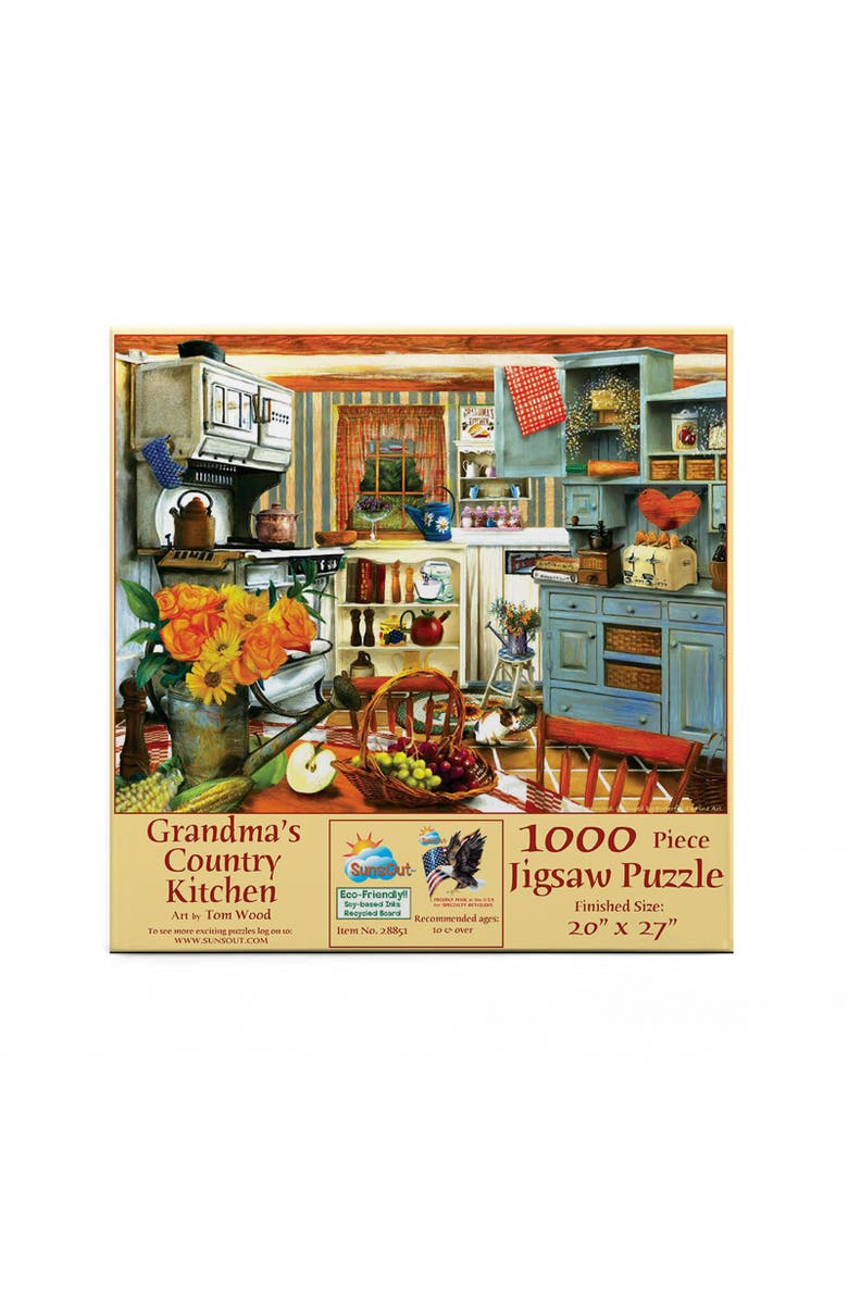 Sunsout Grandma's Country Kitchen 1000 piece Jigsaw Puzzle for Adults, Alternate, color, Multicolor