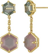 Bony Levy 14K Gold Amethyst Drop Earrings