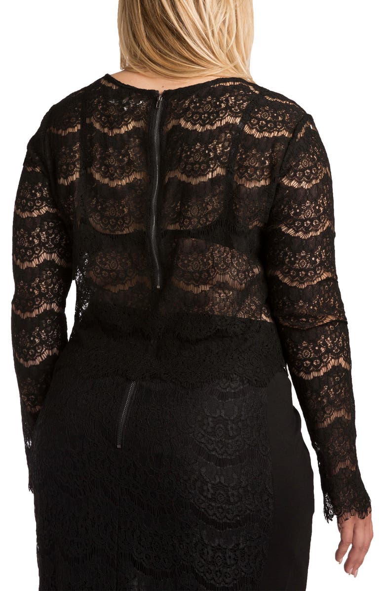 Standards & Practices Sydney Lace Skimmer Top, Alternate, color,