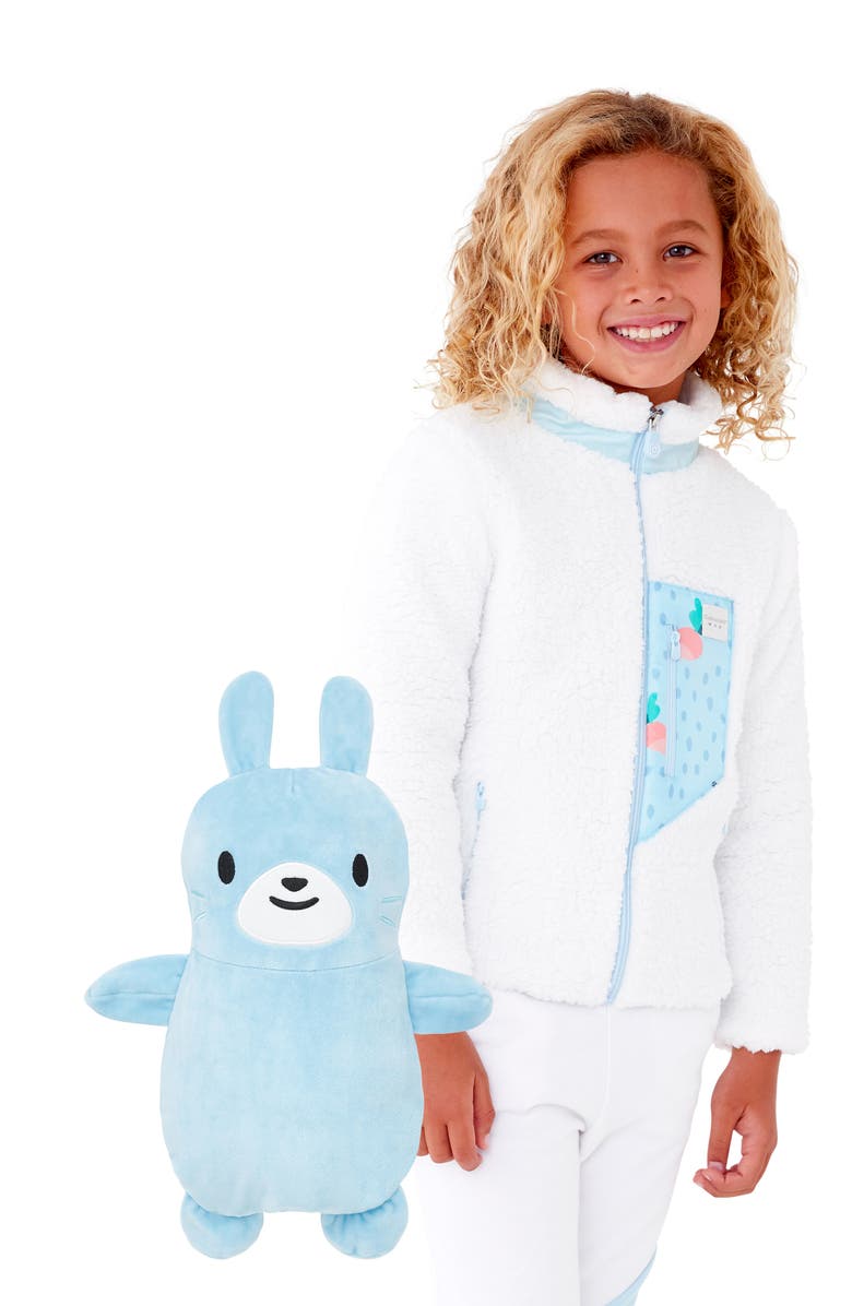 Cubcoats Kids' Benne the Bunny 2-in-1 Stuffed Animal Faux Fur Jacket, Alternate, color, 