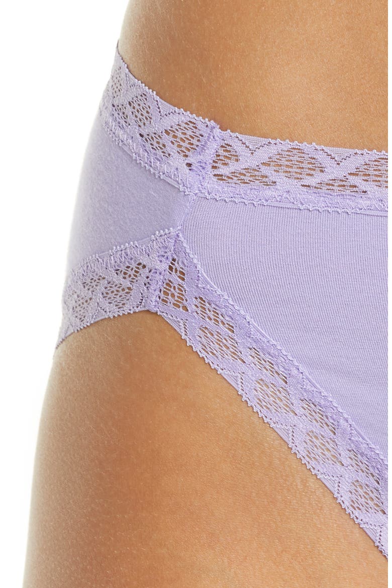 Bliss Cotton French Cut Briefs, Alternate, color, VIOLET TLP