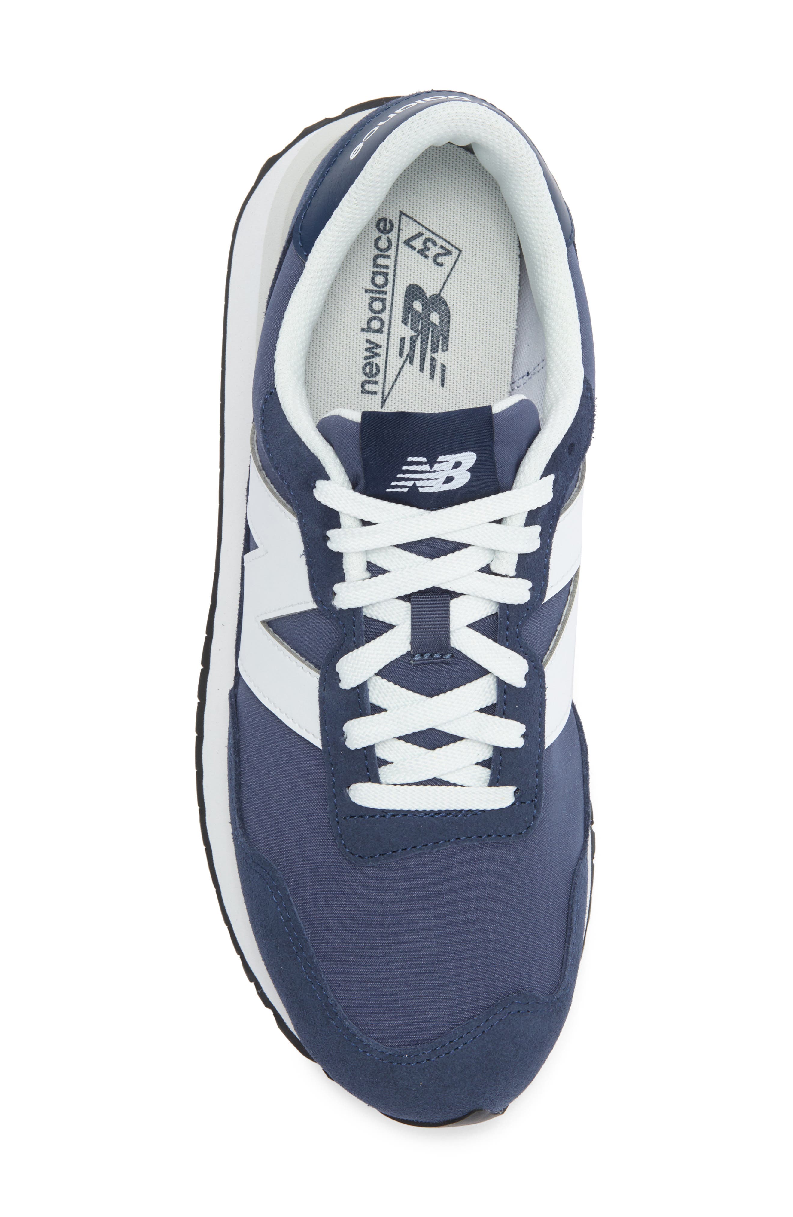 237 Sneaker, Alternate, color, NB NAVY/ NB WHITE