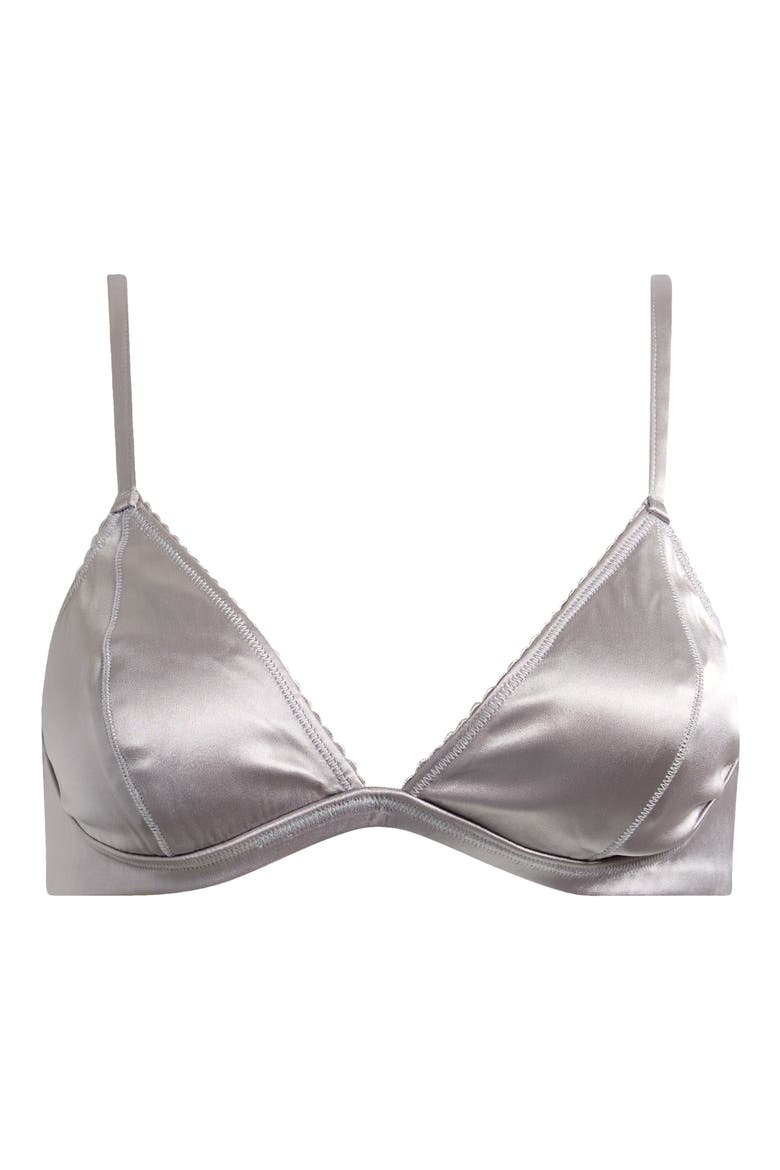 Satin Triangle Bralette, Alternate, color, MIRROR