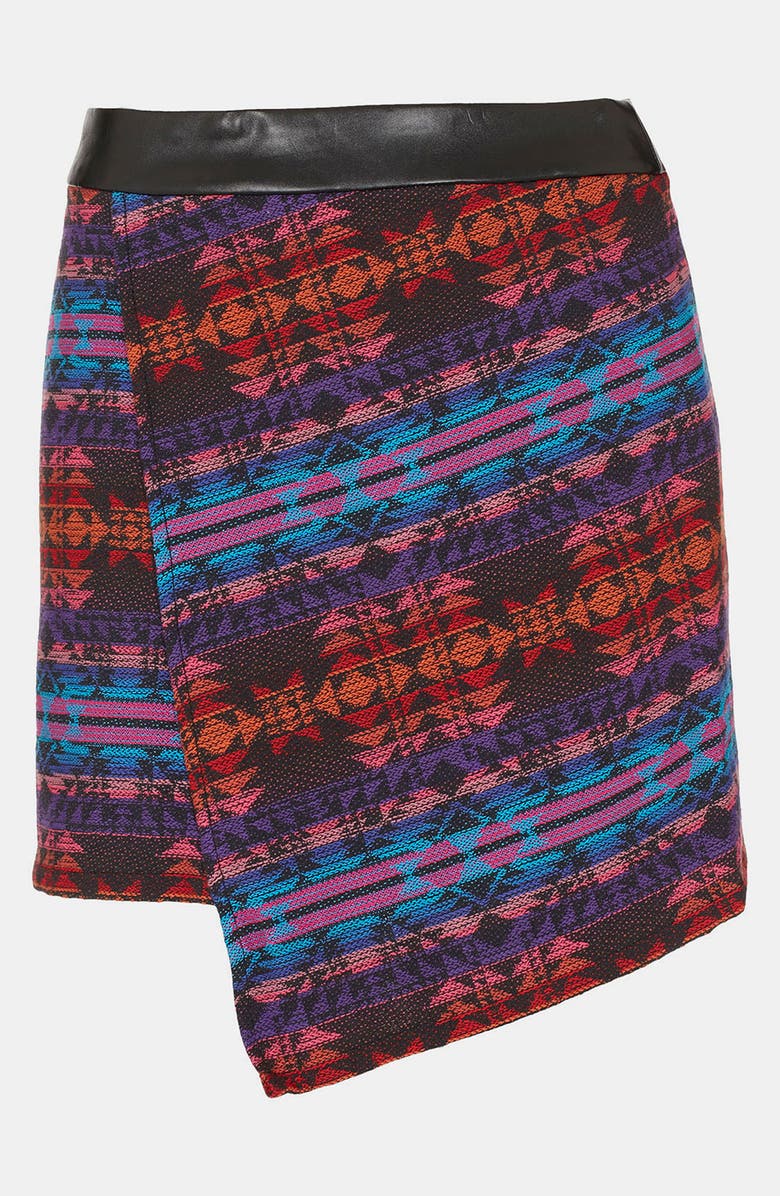 Topshop 'Moroccan' Wrap Skirt, Main, color, 