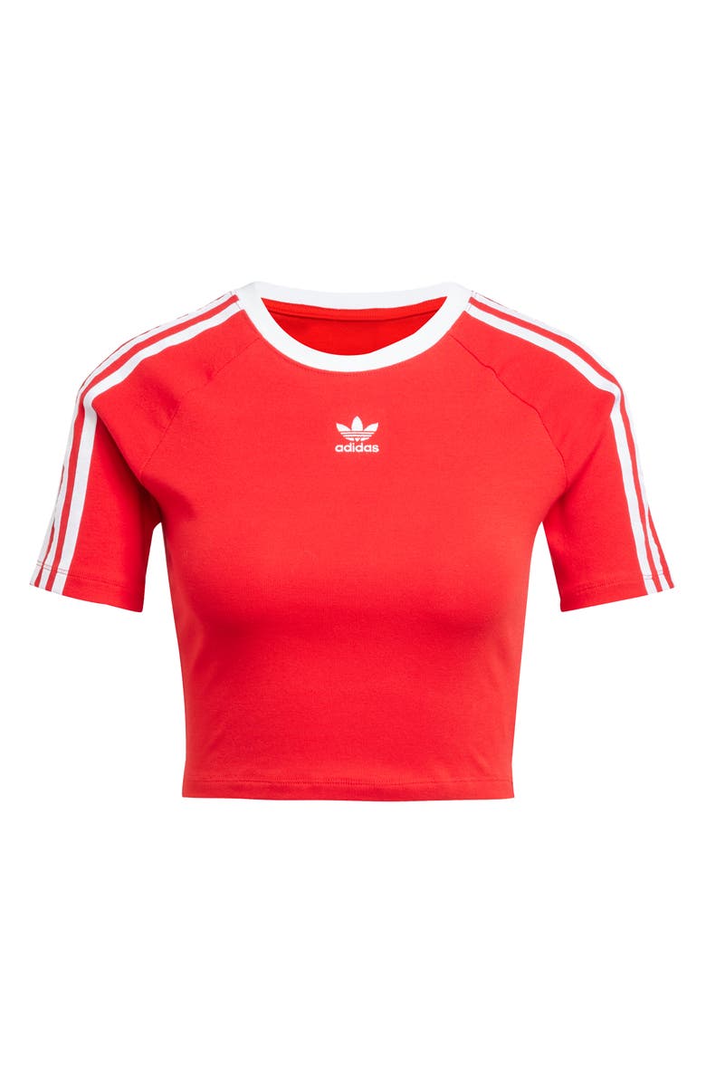 adidas 3-Stripes Baby Tee, Alternate, color, 
