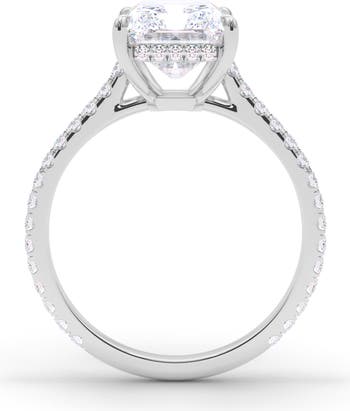Radiant Cut Pavé Lab Grown Diamond Ring