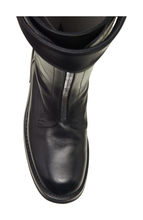 Alexander Mcqueen Mcqueen Knee High Riding Boot In Black
