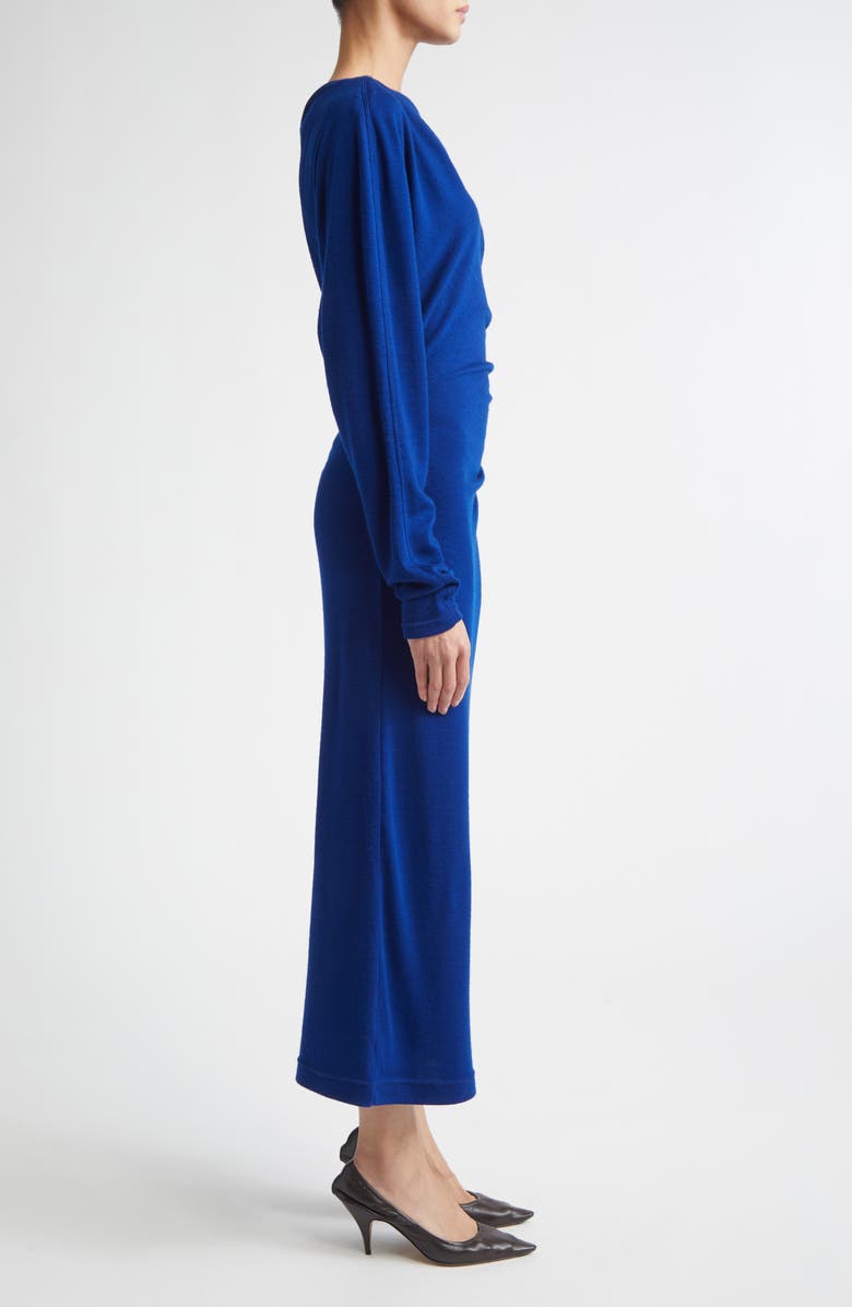 A.L.C. Sonny One-Shoulder Long Sleeve Jersey Dress, Alternate, color, Yves Blue