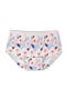 selected Blue Smiling Flower Print