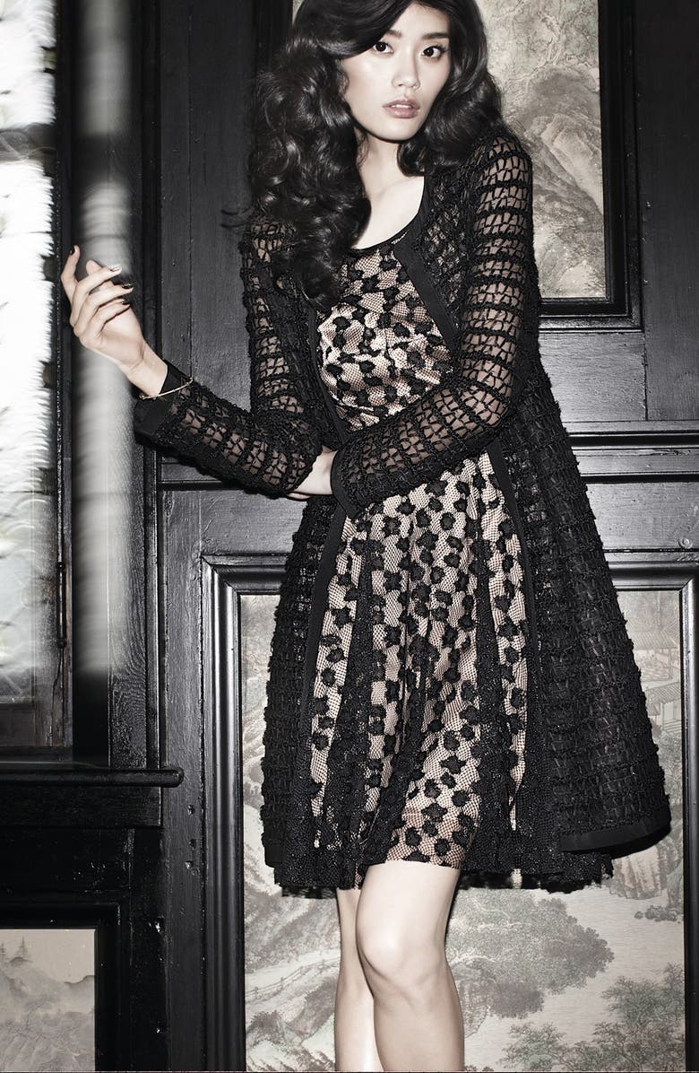 Milly Lace Coat, Alternate, color, 