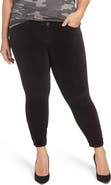SLINK Jeans Velvet Skinny Ankle Jeans