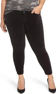 SLINK Jeans Velvet Skinny Ankle Jeans