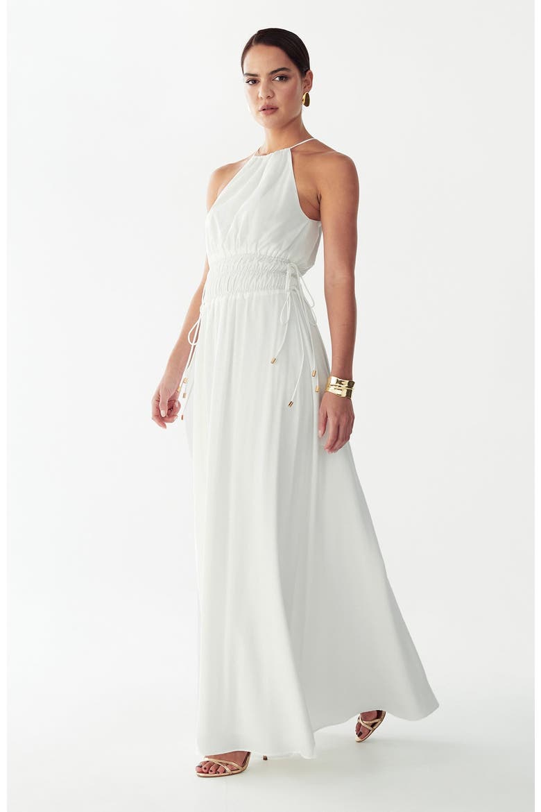 Elias Maxi Dress, Alternate, color, White
