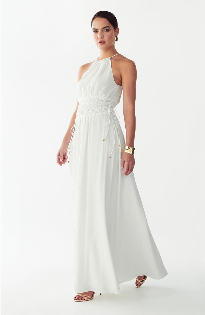 ST MRLO Elias Maxi Dress, Alternate, color, White