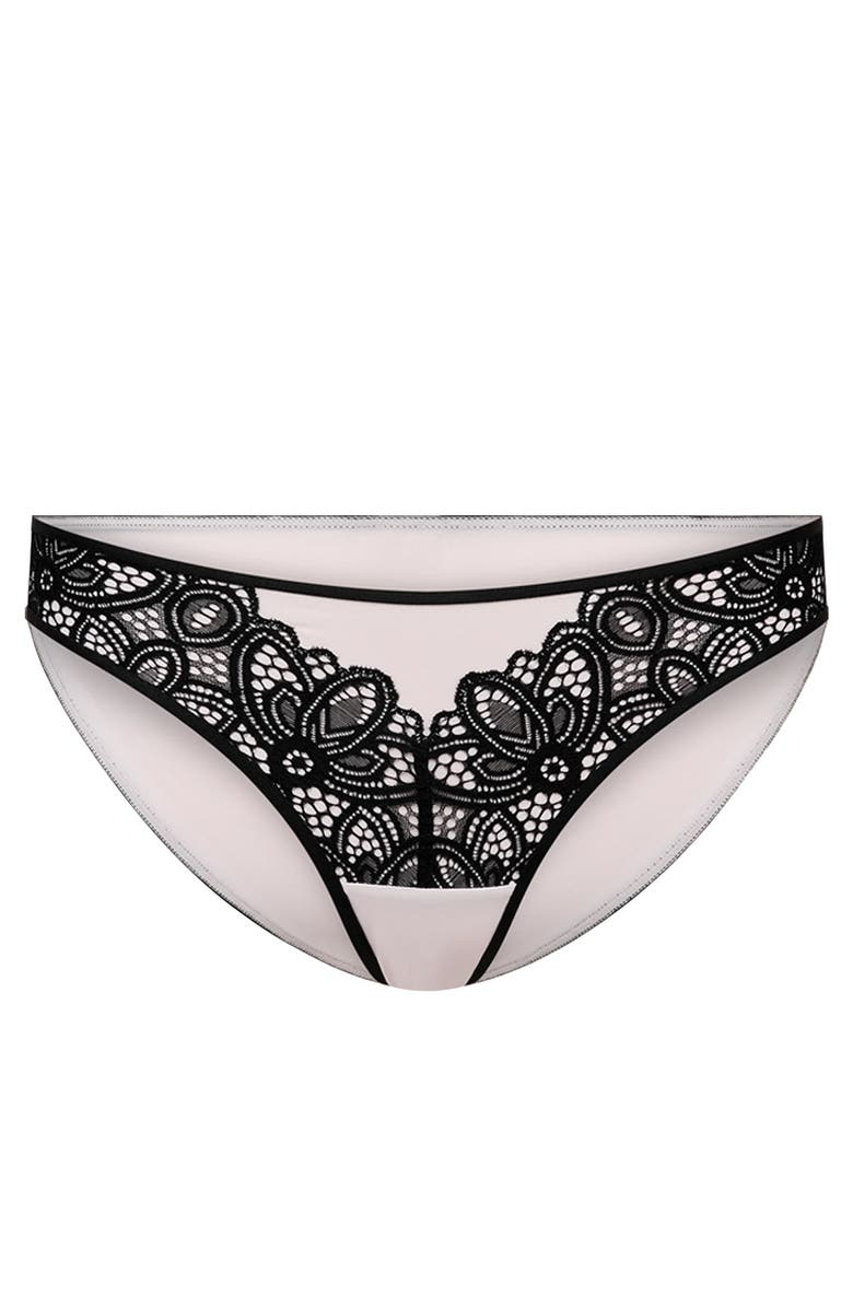 Adore Me Dara Brazilian Panties, Alternate, color, Black