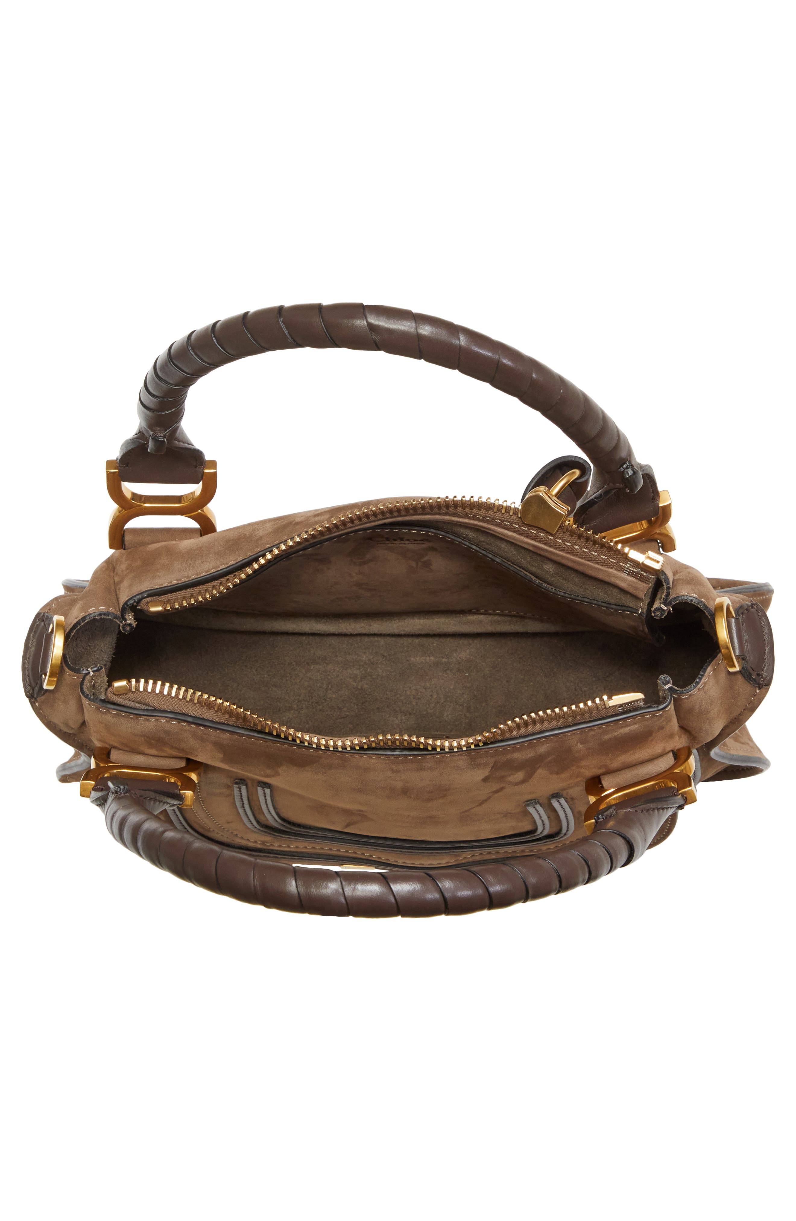 Chloé Small Marcie Leather Satchel, Alternate, color, 