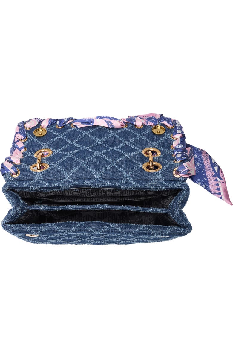 KG Kurt Geiger Brixton Scarf Shoulder Bag, Alternate, color, Navy