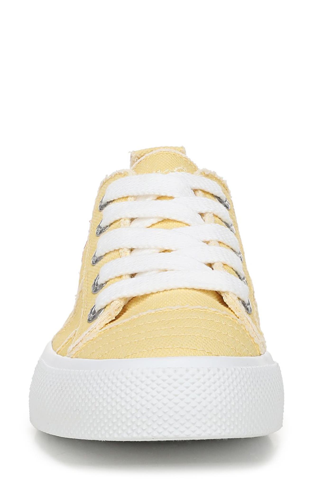 Blowfish Malibu Very Sadie Embroidered Floral Sneaker, Alternate, color, Butter Yellow Canvas