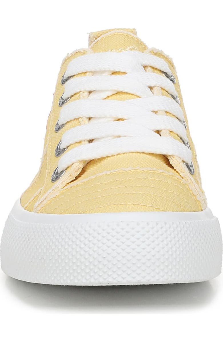 Blowfish Malibu Very Sadie Embroidered Floral Sneaker, Alternate, color, Butter Yellow Canvas