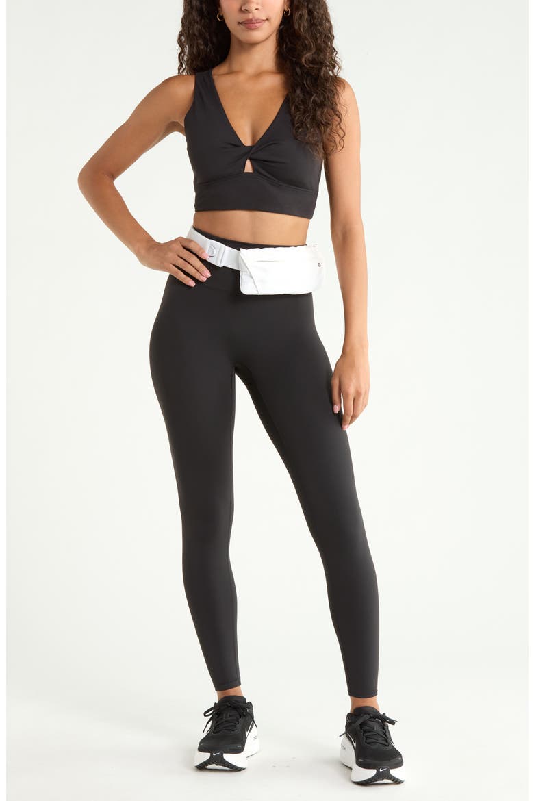 Zen Twist Sports Bra, Alternate, color, BLACK