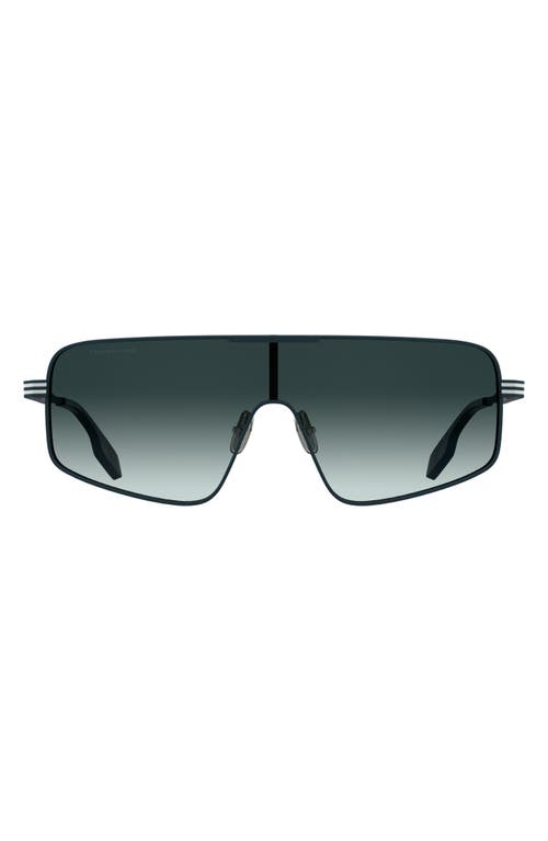 Canada Goose 58mm Gradient Modified Rectangular Shield Sunglasses In Matte Blue