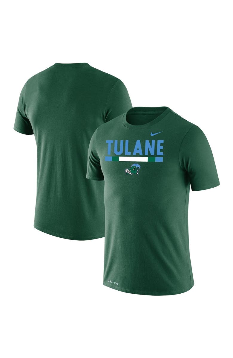 Nike Men's Nike Green Tulane Green Wave DNA Legend Performance T-Shirt, Main, color,