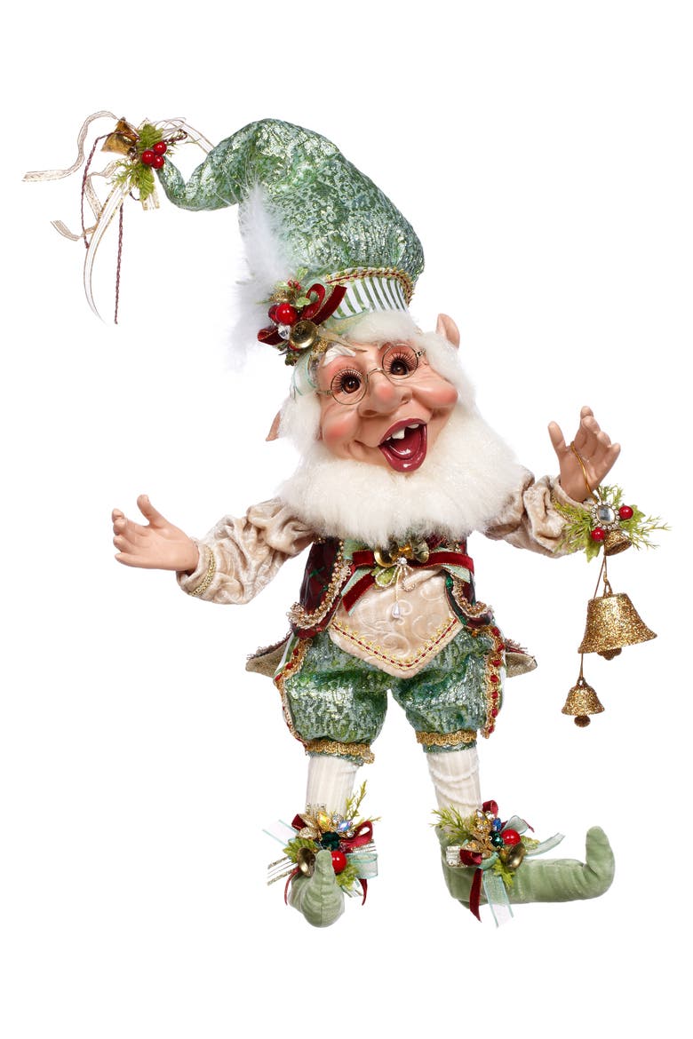 Bell Ringer Elf, Medium, Main, color, Sage Green