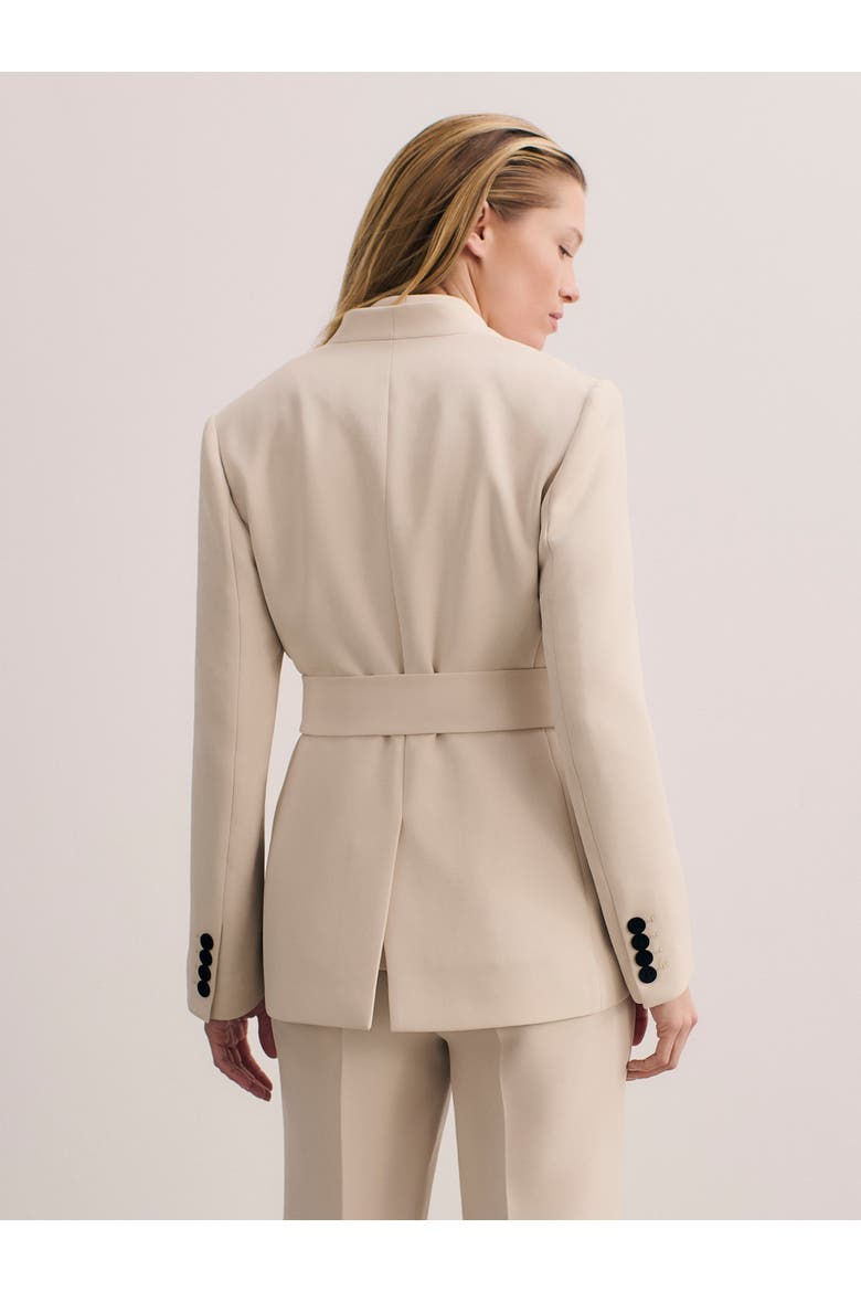 Clever Crepe Doppio Selsey Blazer, Alternate, color, Neutral