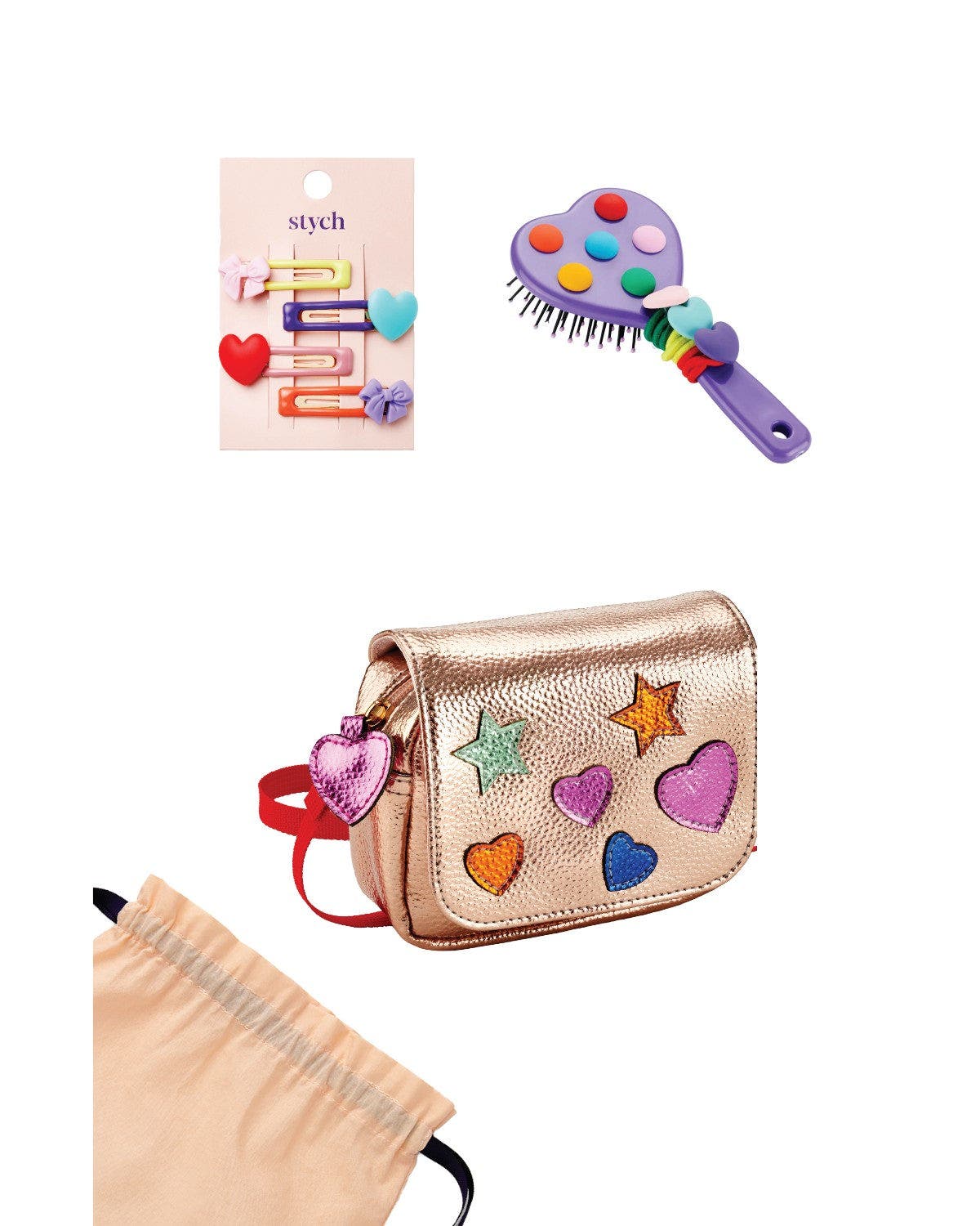 Stych Heart Bag and Accessories Gift Box, Alternate, color, 