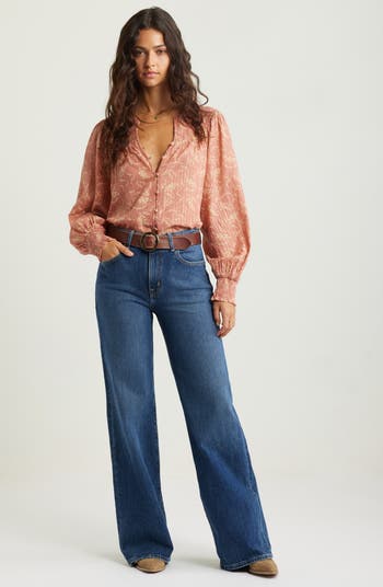 High Rise Wide Leg Jeans