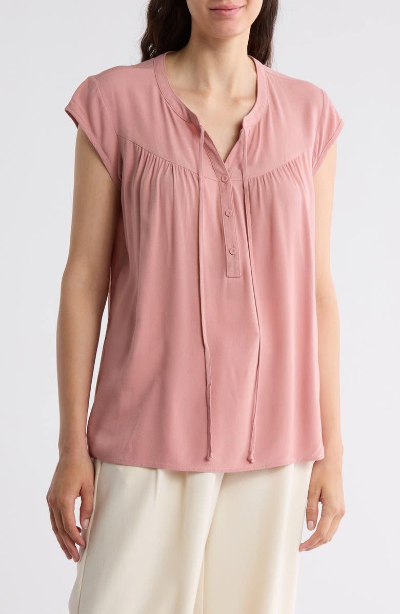 DR2 by Daniel Rainn Cap Sleeve Top, Main, color,