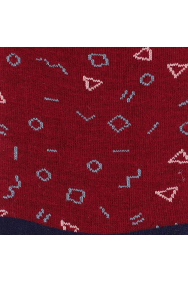 Men's Distinct No-Show Premium Novelty Socks, Alternate, color, Red