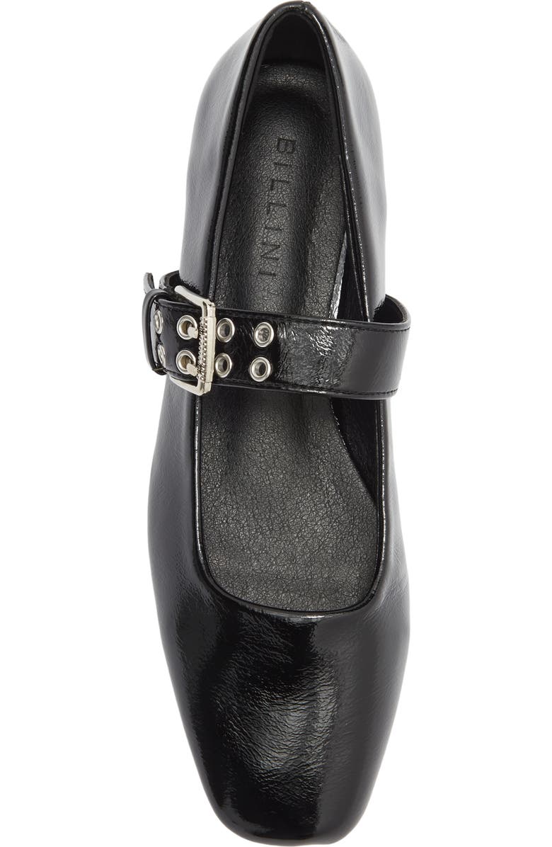 Billini Faris Mary Jane Flat, Alternate, color, Black Crinkle Patent