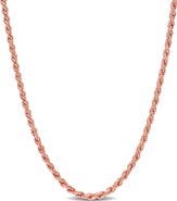 DELMAR 2.2mm Rope Chain Necklace