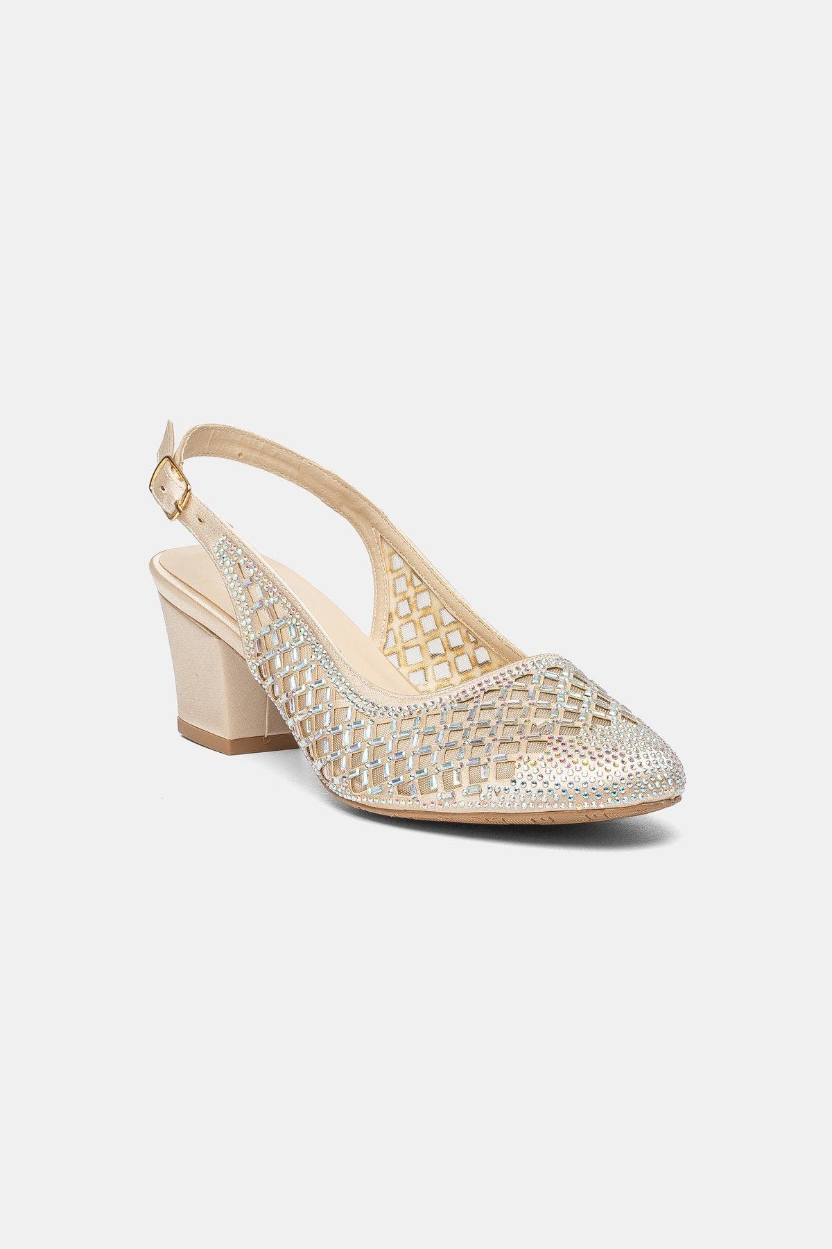 Gabrielle Slingback Block Heel Pump, Main, color, Gold