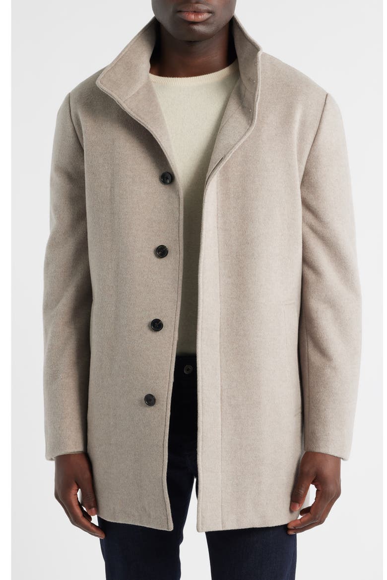 Mont Royal Insulated Wool & Cashmere Jacket with Bib, Alternate, color, TAUPE