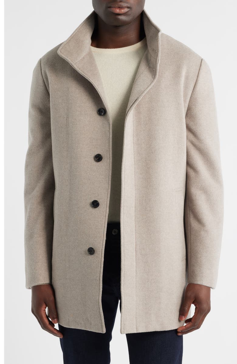 Cardinal of Canada Mont Royal Insulated Wool & Cashmere Jacket with Bib, Alternate, color, Taupe