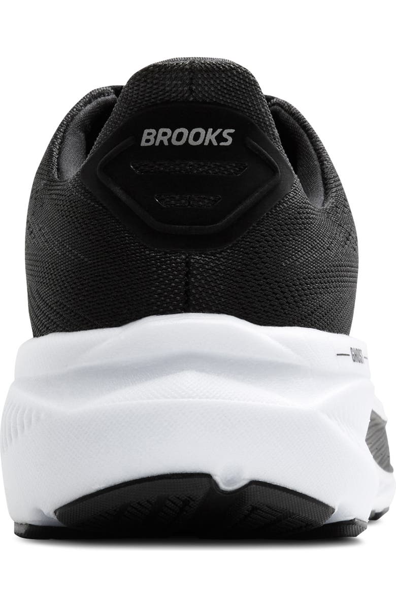 Brooks Ghost 17 Running Shoe, Alternate, color, Black/ Grey/ White
