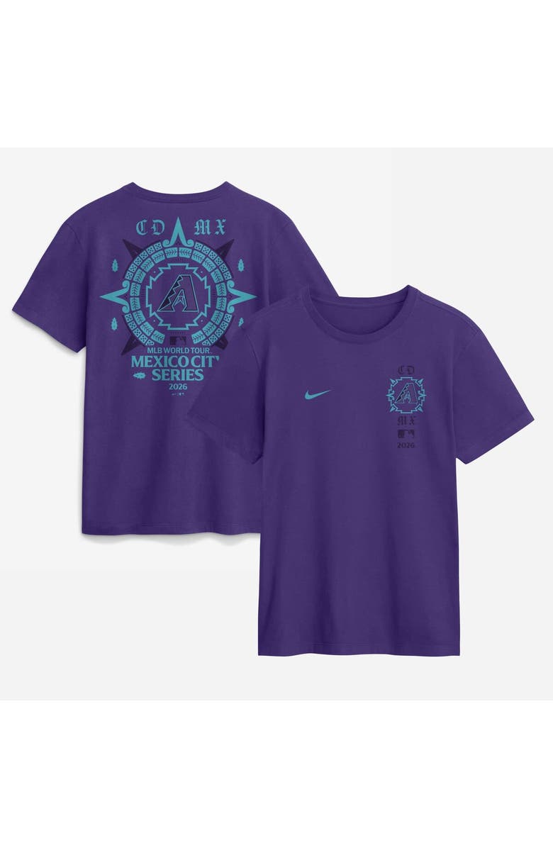 Nike Men's Nike Purple Arizona Diamondbacks MLB World Tour: Mexico City Series Graphic T-Shirt, Main, color, Purple