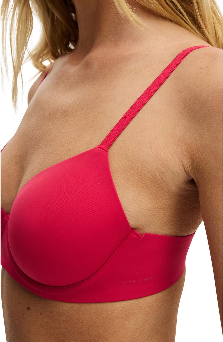 COTTON ON BODY Women's Body Bestee Bra, Alternate, color, Spicy Red